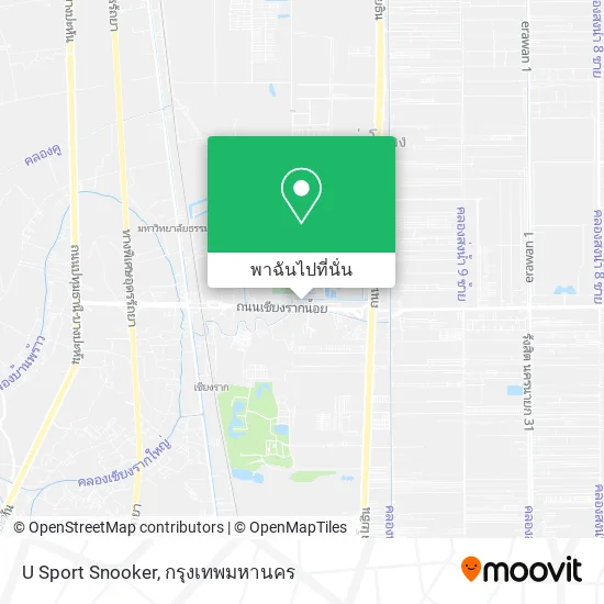 U Sport Snooker แผนที่