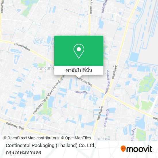 Continental Packaging (Thailand) Co. Ltd. แผนที่