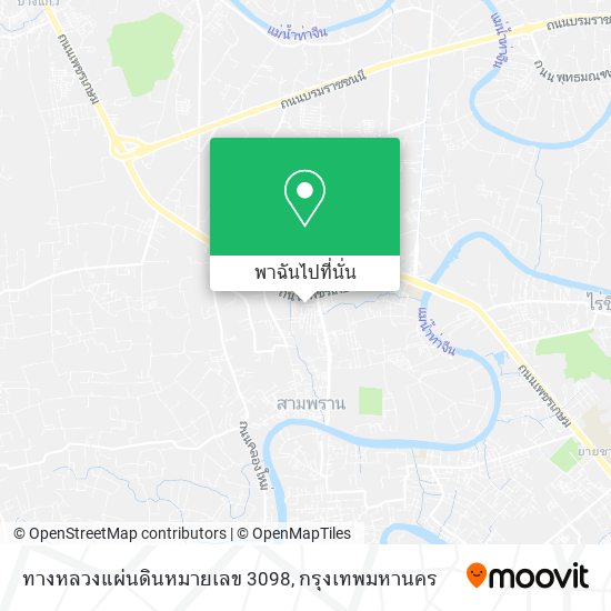 ทางหลวงแผ่นดินหมายเลข 3098 แผนที่