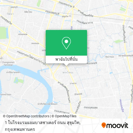 1 ในโรงแรมแอมบาสซาเดอร์ ถนน สุขุมวิท แผนที่