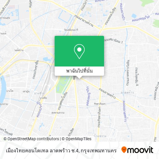 เมืองไทยคอนโดเทล ลาดพร้าว ซ.4 แผนที่