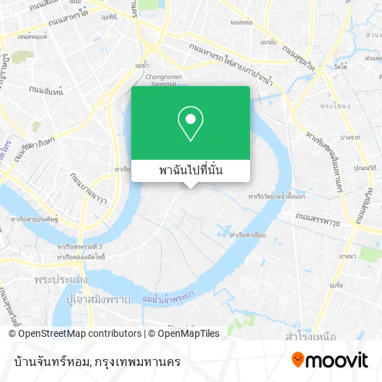 บ้านจันทร์หอม แผนที่
