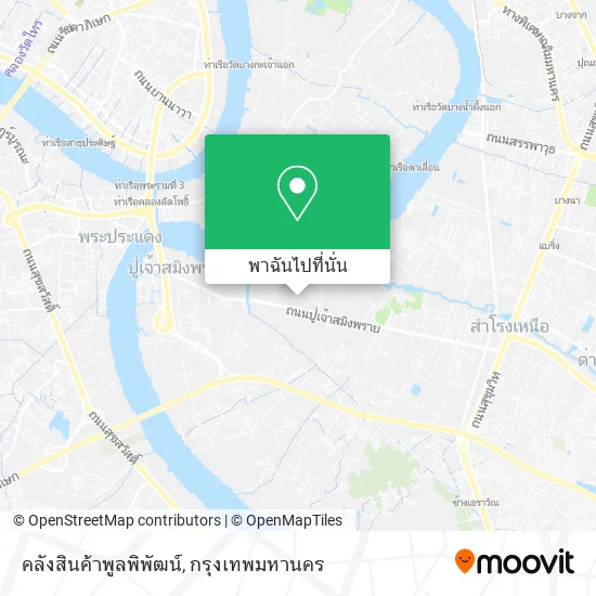 คลังสินค้าพูลพิพัฒน์ แผนที่