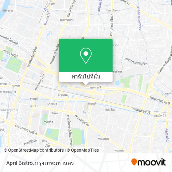 April Bistro แผนที่