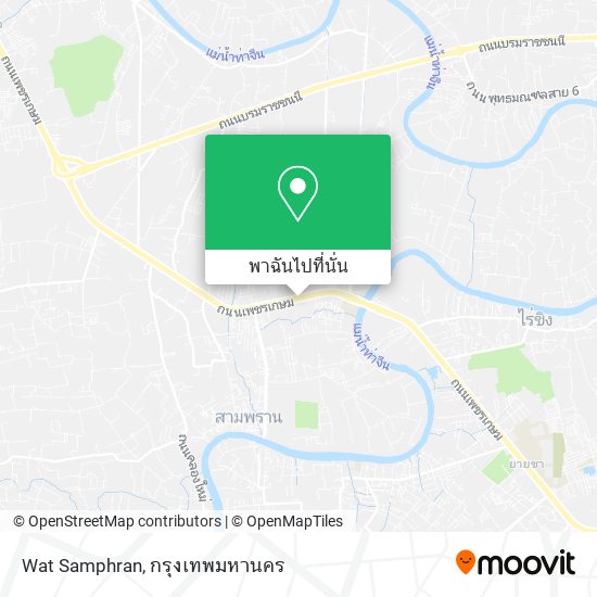 Wat Samphran แผนที่