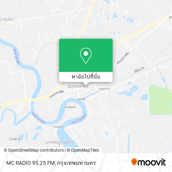 MC RADIO 95.25 FM แผนที่