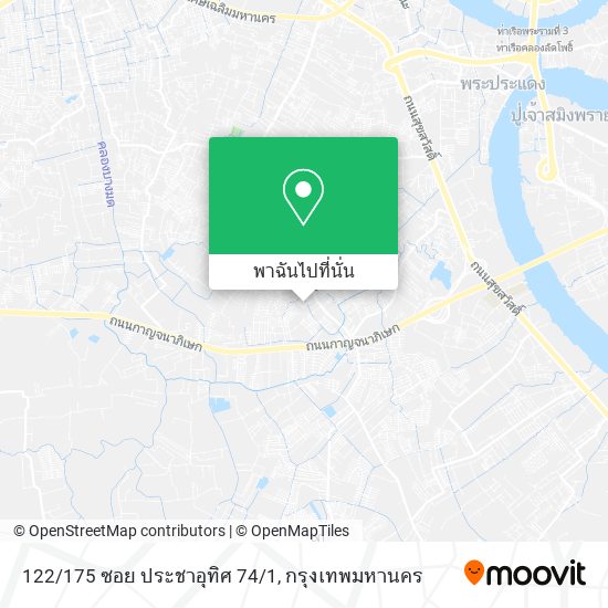 122/175 ซอย ประชาอุทิศ 74/1 แผนที่