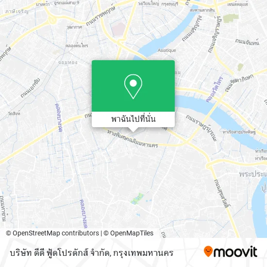 บริษัท ดีดี ฟู้ดโปรดักส์ จำกัด แผนที่