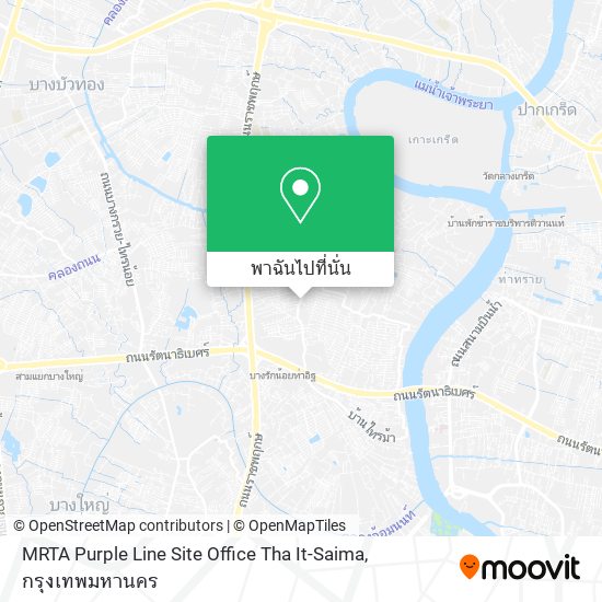 MRTA Purple Line Site Office Tha It-Saima แผนที่