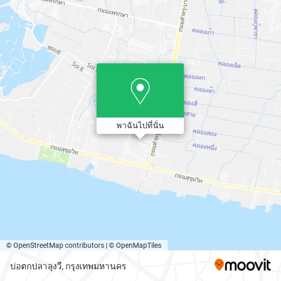 บ่อตกปลาลุงวี แผนที่
