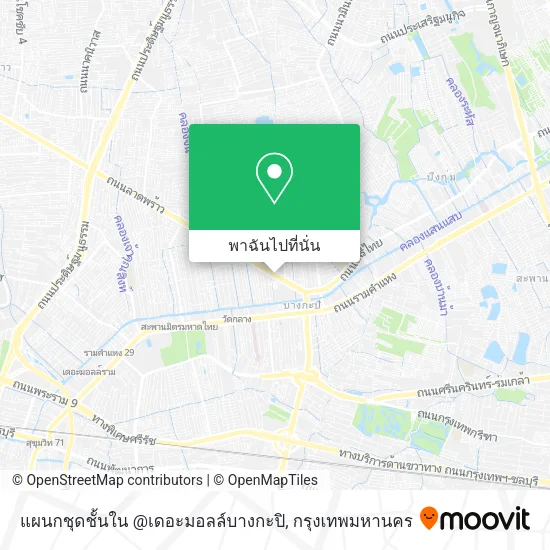 แผนกชุดชั้นใน @เดอะมอลล์บางกะปิ แผนที่