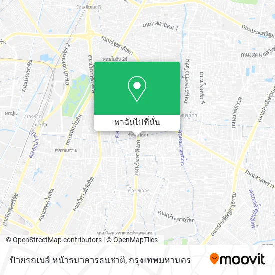 ป้ายรถเมล์ หน้าธนาคารธนชาติ แผนที่