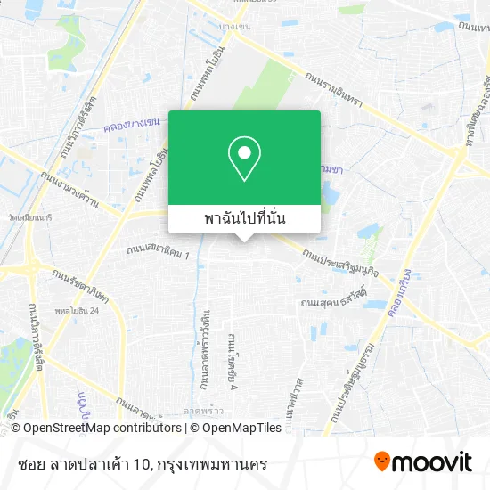 ซอย ลาดปลาเค้า 10 แผนที่