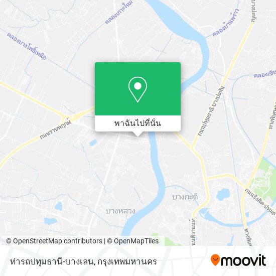 ท่ารถปทุมธานี-บางเลน แผนที่