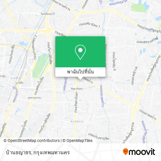 บ้านธญาธร แผนที่