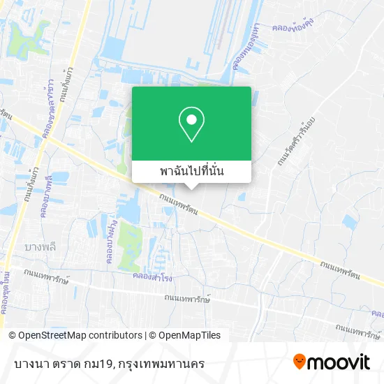 บางนา ตราด กม19 แผนที่