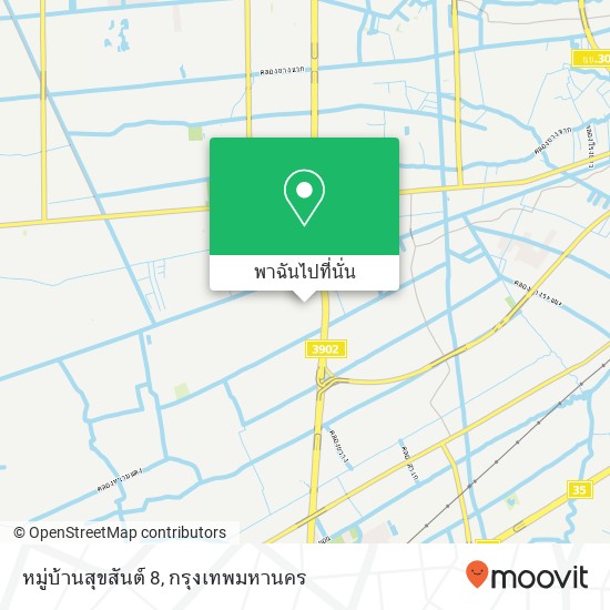 หมู่บ้านสุขสันต์ 8 แผนที่