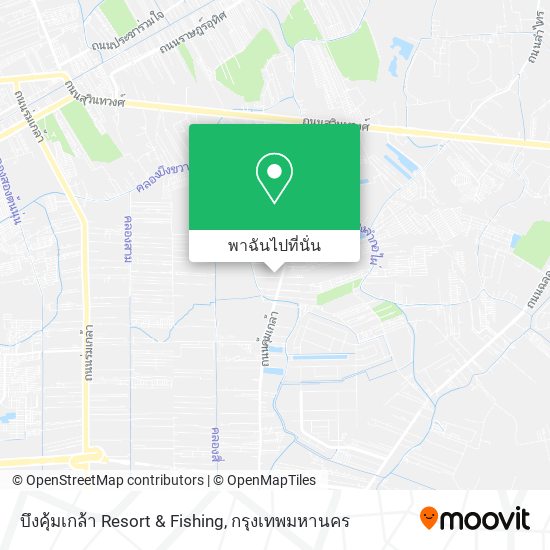 บึงคุ้มเกล้า Resort & Fishing แผนที่