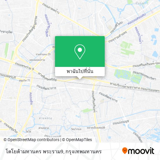 โตโยต้ามหานคร   พระราม9 แผนที่