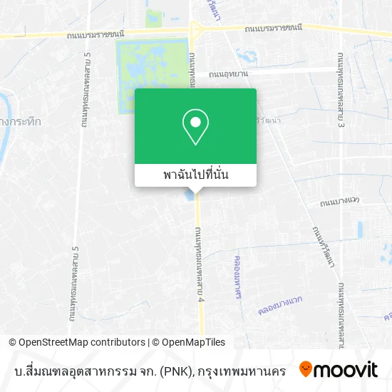 บ.สี่มณฑลอุตสาหกรรม จก. (PNK) แผนที่
