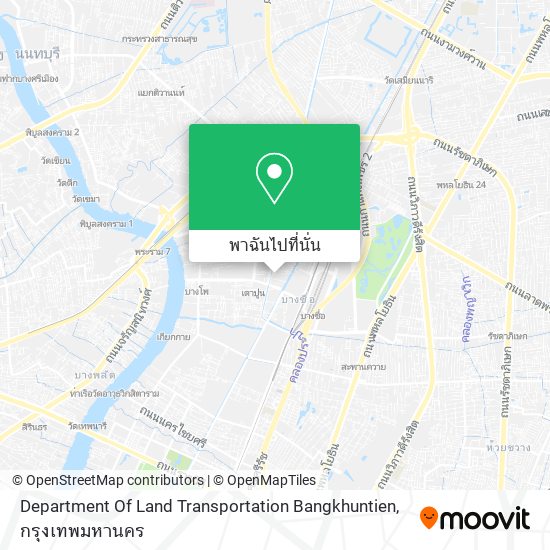 Department Of Land Transportation Bangkhuntien แผนที่