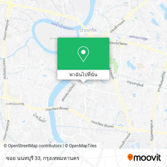 ซอย นนทบุรี 33 แผนที่