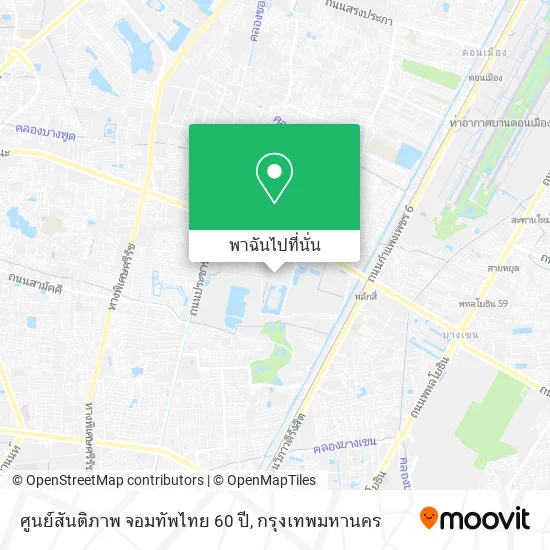 ศูนย์สันติภาพ จอมทัพไทย 60 ปี แผนที่