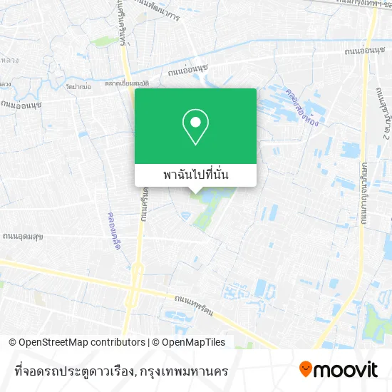 ที่จอดรถประตูดาวเรือง แผนที่