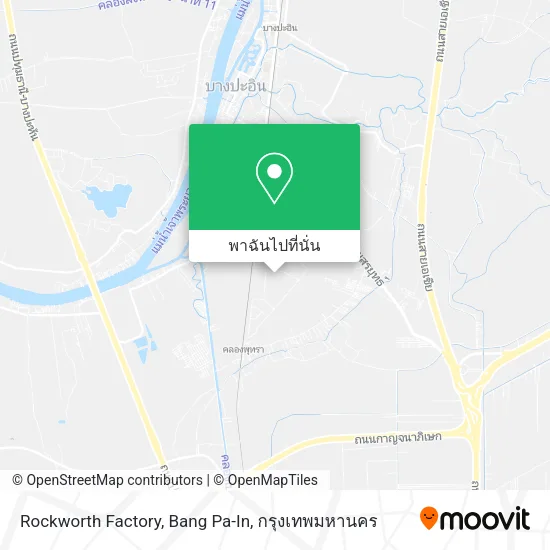 Rockworth Factory, Bang Pa-In แผนที่