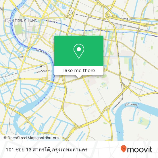 101 ซอย 13 สาทรใต้ แผนที่