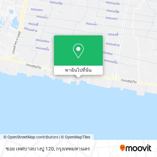ซอย เทศบาลบางปู 120 แผนที่