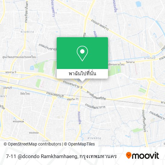 7-11 @dcondo Ramkhamhaeng แผนที่