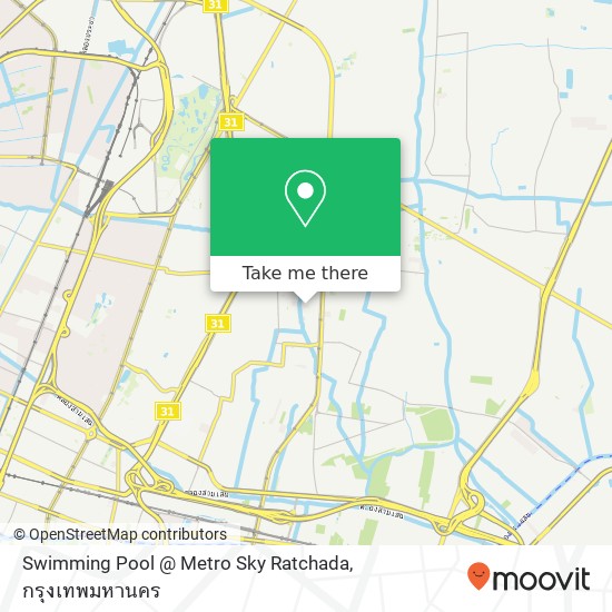 Swimming Pool @ Metro Sky Ratchada แผนที่