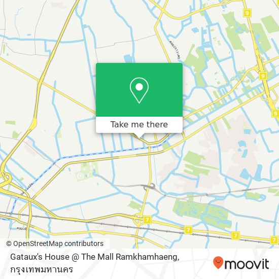 Gataux's House @ The Mall Ramkhamhaeng แผนที่