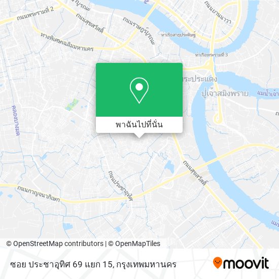 ซอย ประชาอุทิศ 69 แยก 15 แผนที่