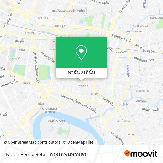 Noble Remix Retail แผนที่