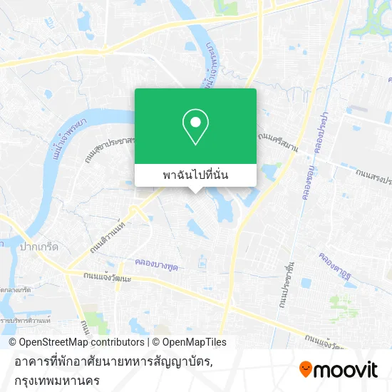 อาคารที่พักอาศัยนายทหารสัญญาบัตร แผนที่