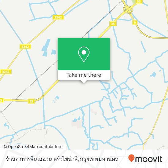 ร้านอาหารจีนเสฉวน ครัวไชน่าลี แผนที่