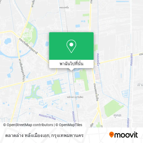 ตลาดล่าง หลังเมืองเอก แผนที่