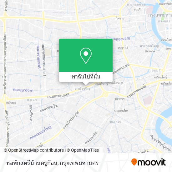 หอพักสตรีบ้านครูก้อน แผนที่