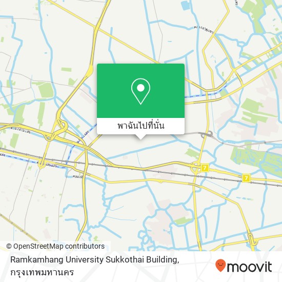 Ramkamhang University Sukkothai Building แผนที่