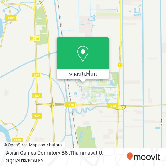 Asian Games Dormitory B8 ,Thammasat U. แผนที่