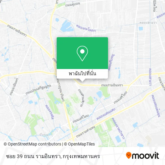 ซอย 39 ถนน รามอินทรา แผนที่