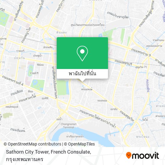 Sathorn City Tower, French Consulate แผนที่