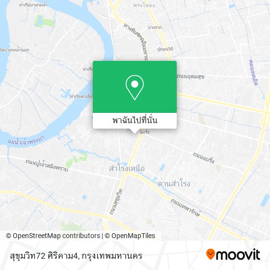 สุขุมวิท72 ศิริคาม4 แผนที่