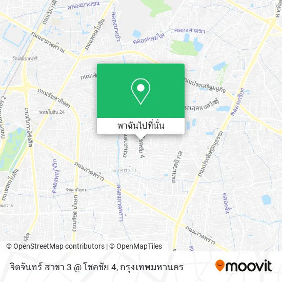 จิตจันทร์ สาขา 3 @ โชคชัย 4 แผนที่