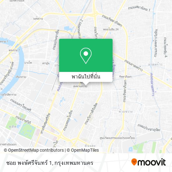 ซอย พงษ์ศรีจันทร์ 1 แผนที่