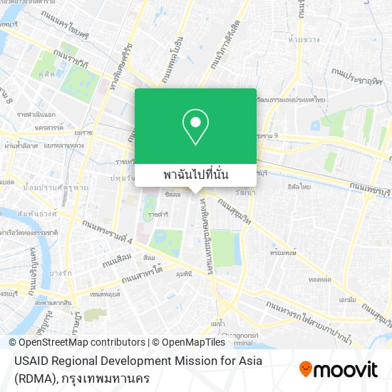 USAID Regional Development Mission for Asia (RDMA) แผนที่