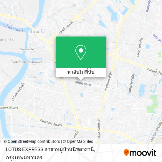 LOTUS EXPRESS สาขาหมู่บ้านนิชดาธานี แผนที่