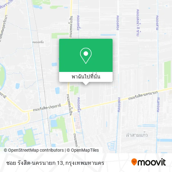 ซอย รังสิต-นครนายก 13 แผนที่